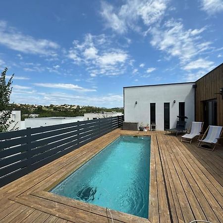 Luxury Villa With Pool And View Juvignac Extérieur photo
