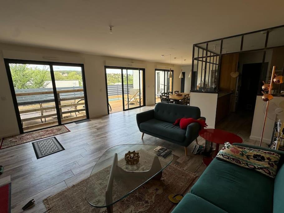 Luxury Villa With Pool And View Juvignac Extérieur photo