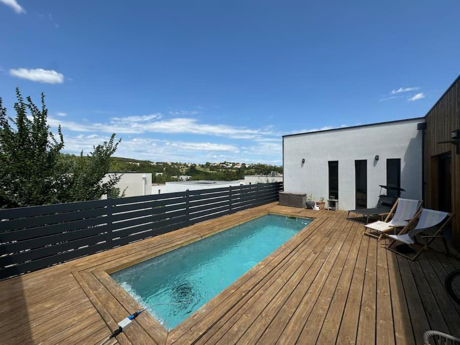 Luxury Villa With Pool And View Juvignac Extérieur photo
