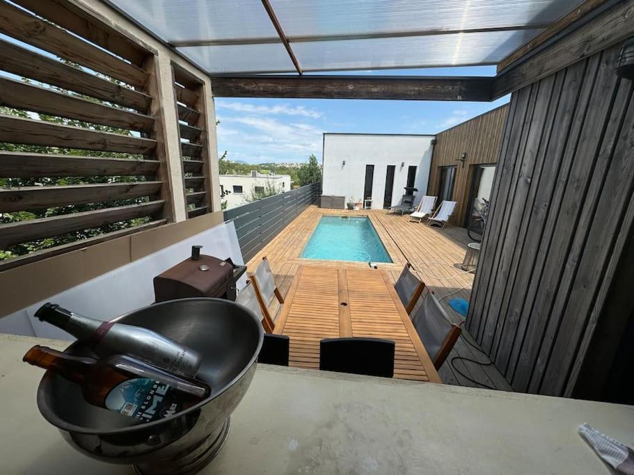 Luxury Villa With Pool And View Juvignac Extérieur photo